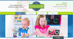 Desktop Screenshot of discoverourworldchildcare.com